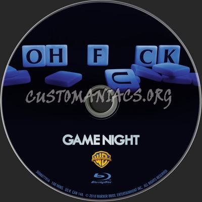 Game Night blu-ray label