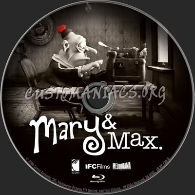 Mary and Max (Mary & Max) blu-ray label