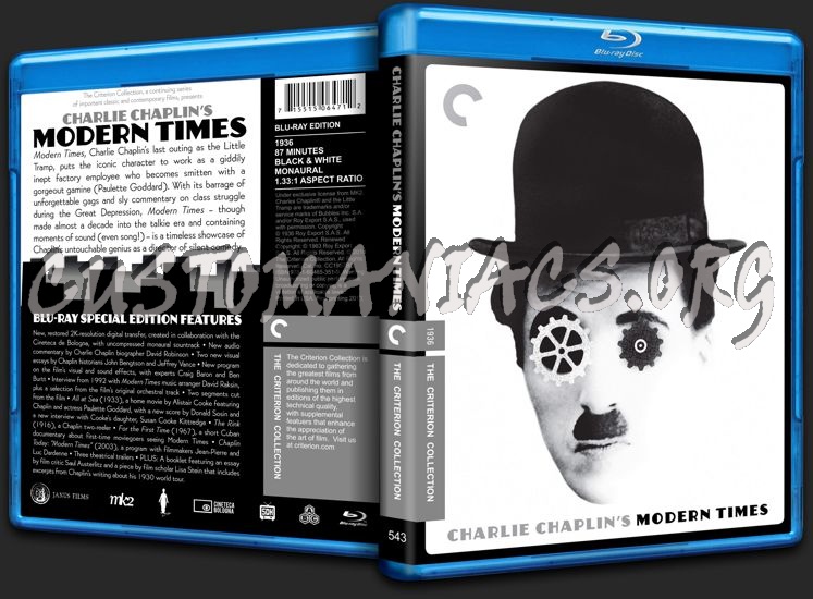 543 - Modern Times blu-ray cover