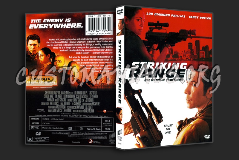 Striking Range dvd cover