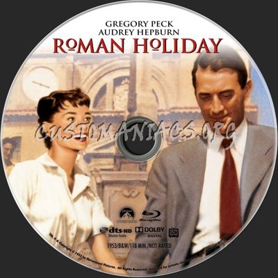 Roman Holiday blu-ray label