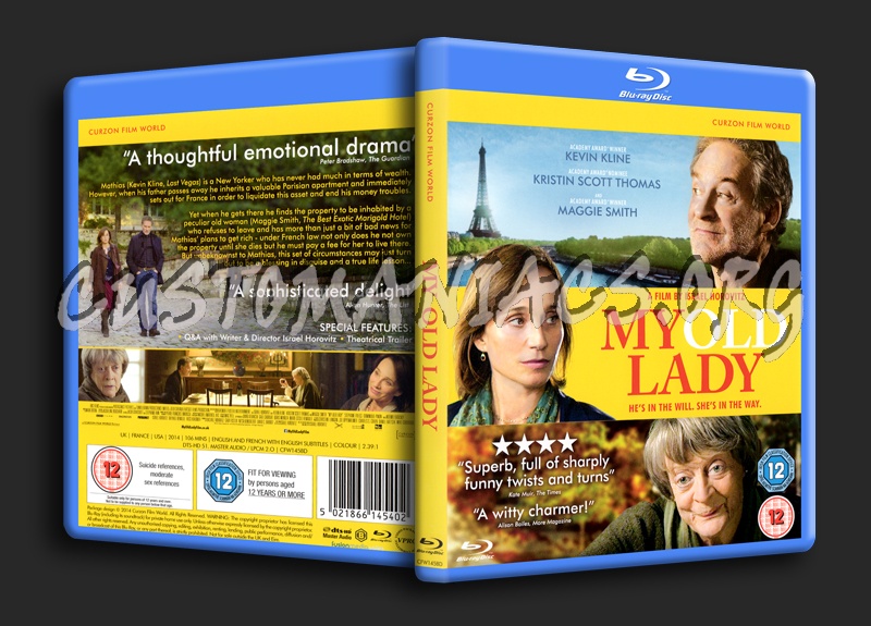 My Old Lady blu-ray cover