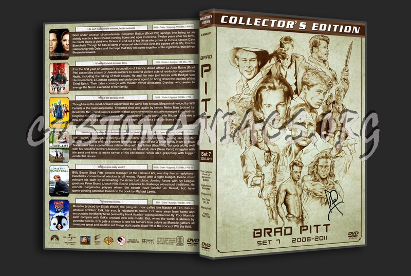 Brad Pitt Filmography - Set 7 (20082011) dvd cover