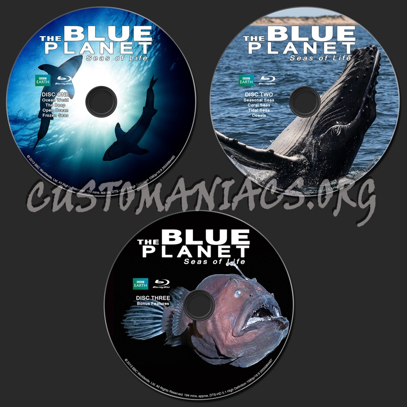 Blue Planet Seas of Life dvd label