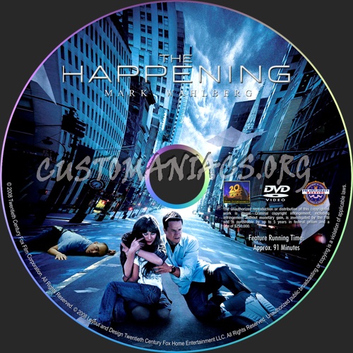 Happening, The dvd label