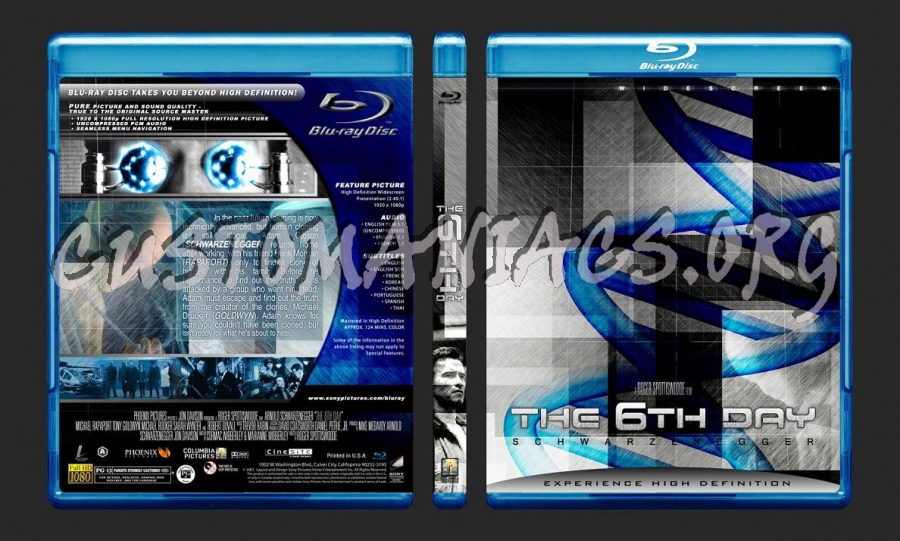 The 6th Day blu-ray cover