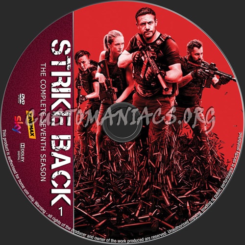 Strike Back Season 7 dvd label