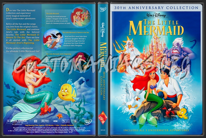 The Little Mermaid - 30th Anniversary Collection dvd cover