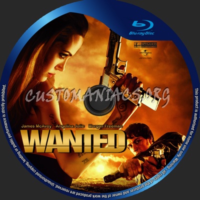 Wanted blu-ray label