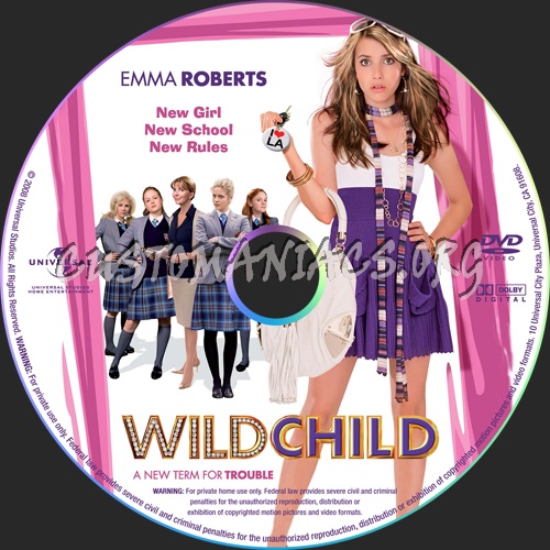 Wild Child dvd label