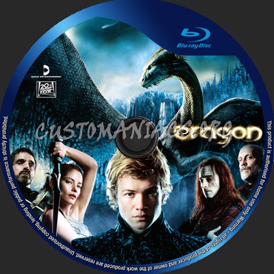 Eragon blu-ray label