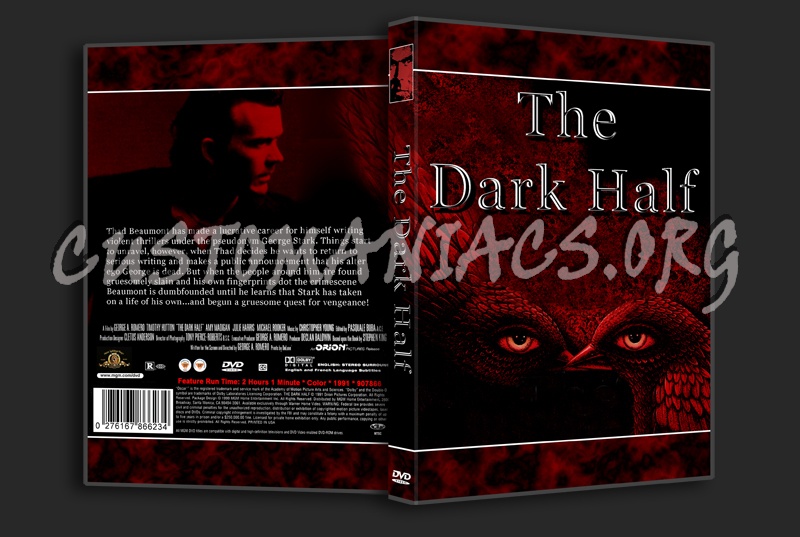 The Dark Half dvd cover