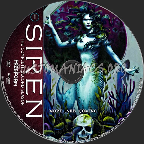 Siren Season 2 dvd label