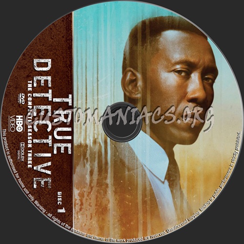 True Detective Season 3 dvd label