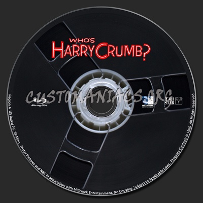 Whos Harry Crumb blu-ray label