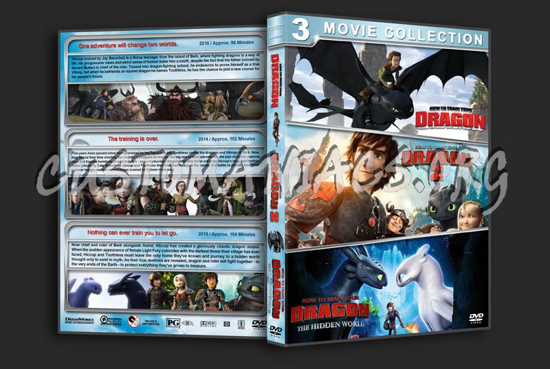 How to Train Your Dragon Triple Feature dvd cover
