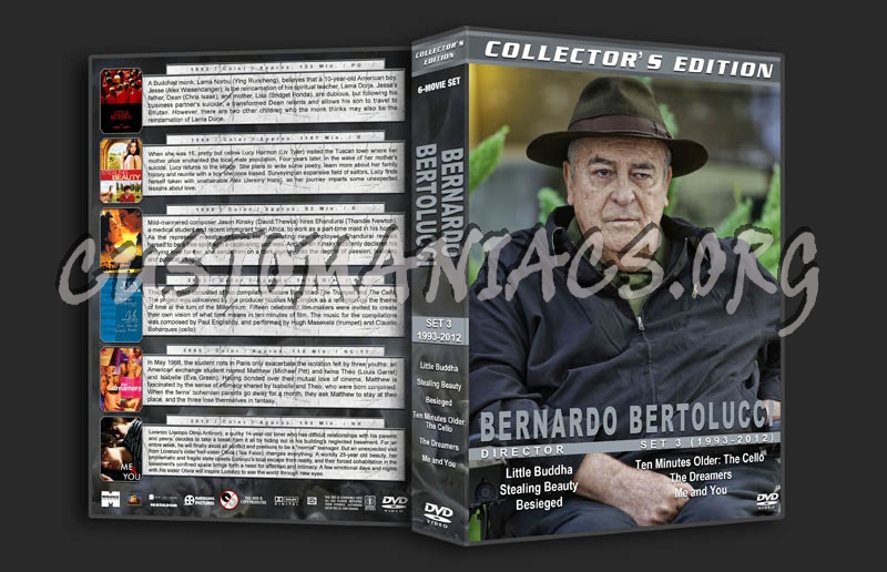 Bernardo Bertolucci Directors Collection - Set 3 (1993-2012) dvd cover