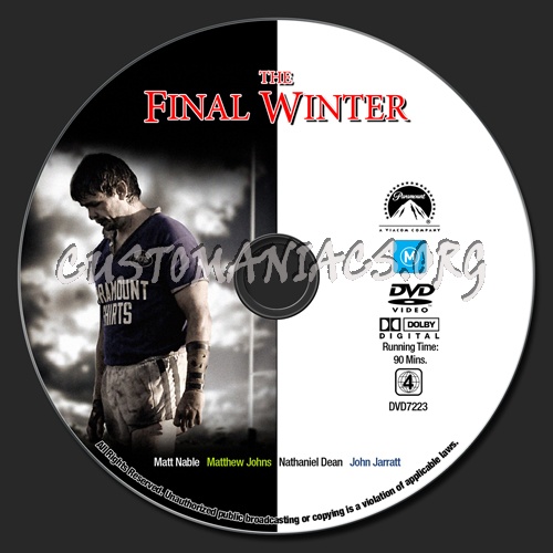The Final Winter dvd label