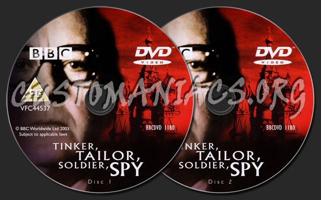 Tinker, Tailor, Soldier, Spy dvd label