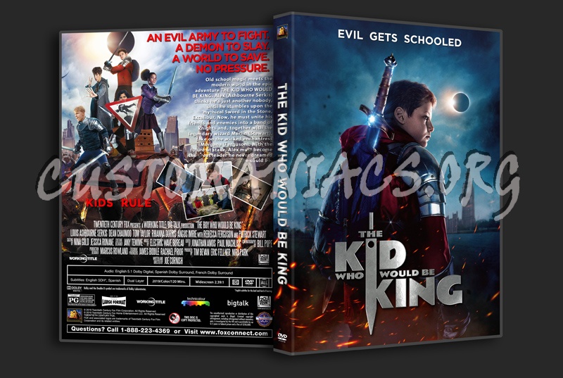 The Kid Who Would Be King dvd cover