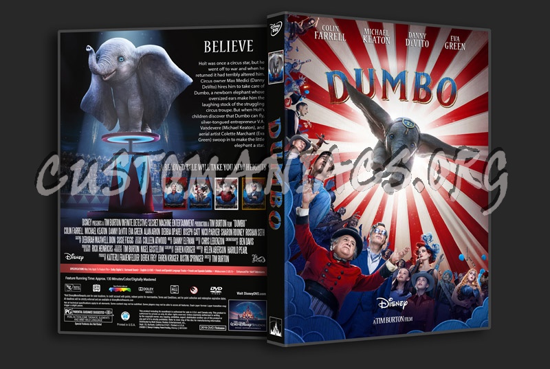 Dumbo 2019 dvd cover