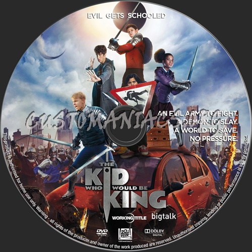 The Kid Who Would Be King dvd label