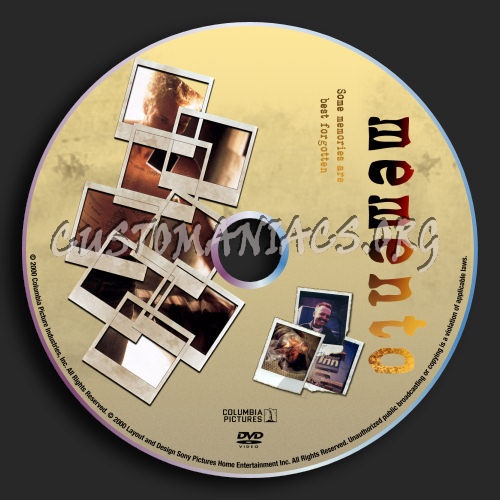 Memento dvd label
