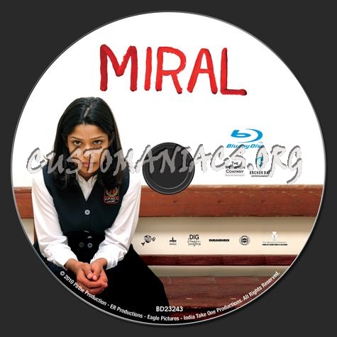 Miral blu-ray label