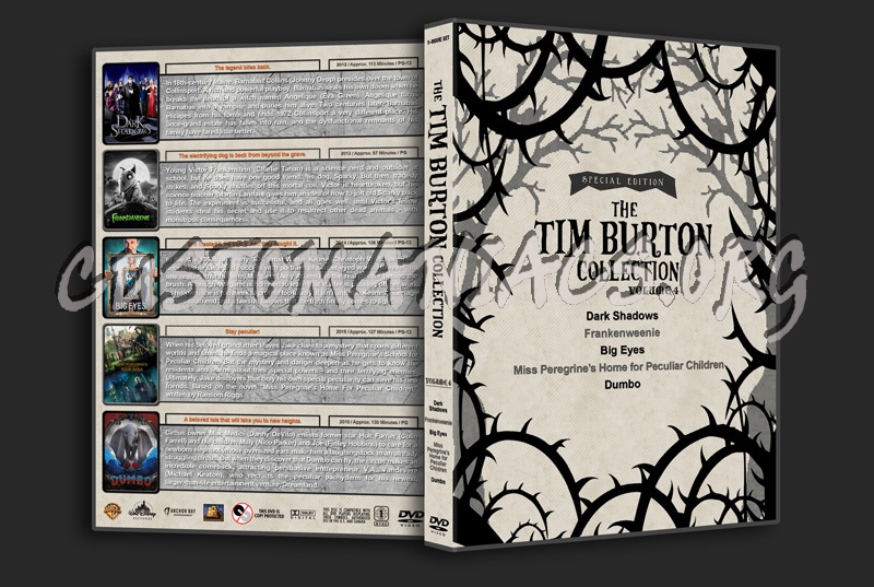 The Tim Burton Collection (5) - Volume 4 dvd cover