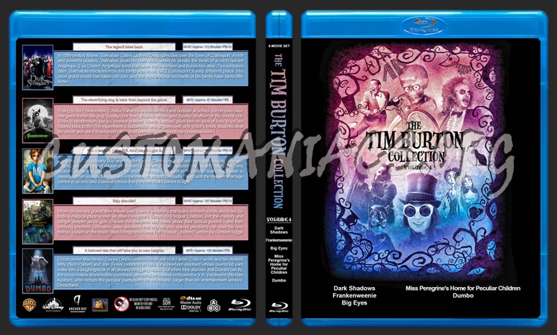 The Tim Burton Collection (5) - Volume 4 blu-ray cover