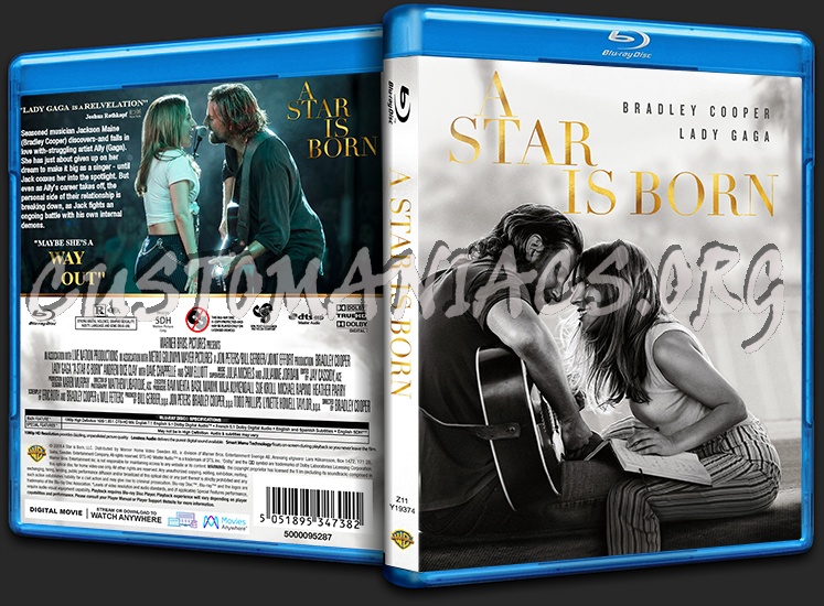 A Star is Born blu-ray cover