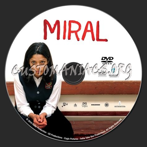 Miral dvd label