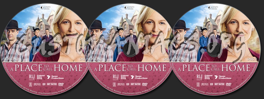 A Place to Call Home - Season 3 dvd label