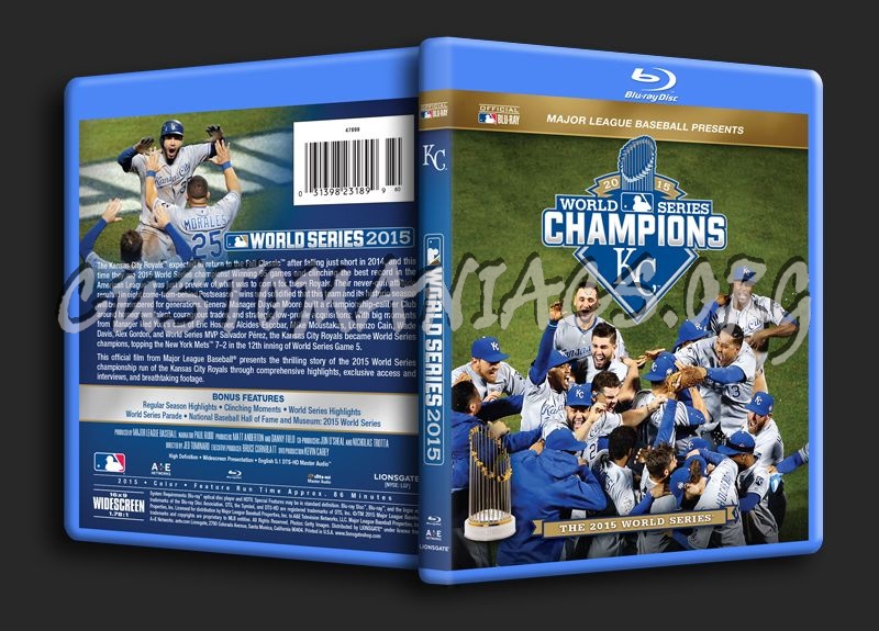 MLB 2015 World Series Champions blu-ray cover