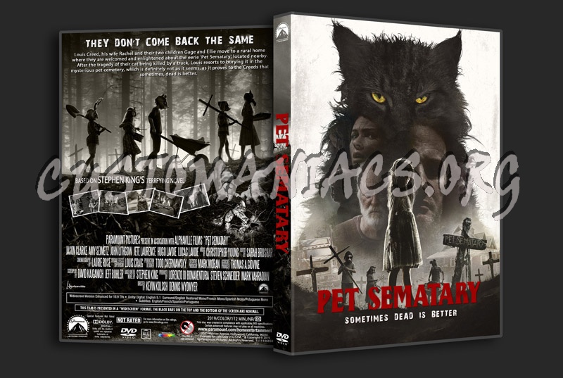 Pet Sematary 2019 dvd cover