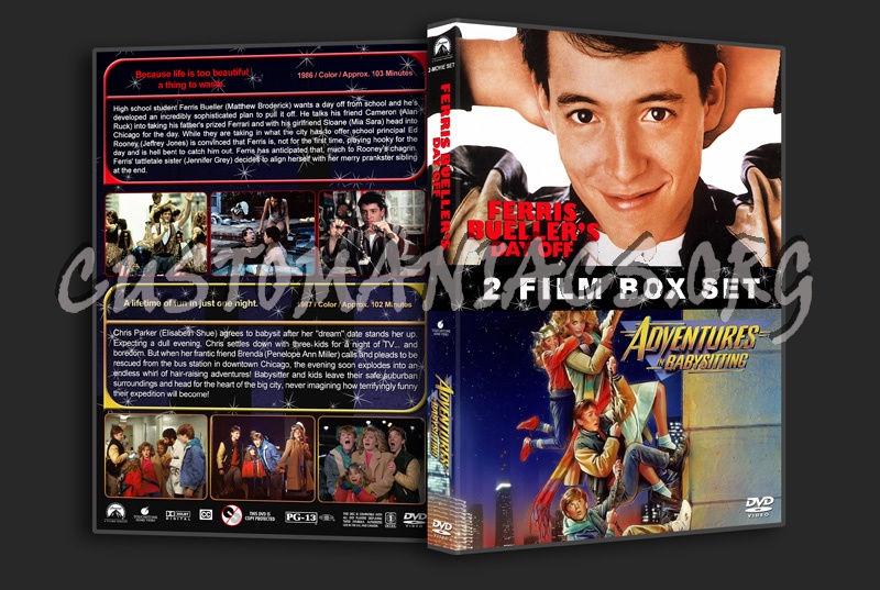 Adventures in Babysitting / Ferris Buellers Day Off Double Feature dvd cover