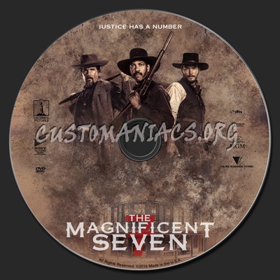 The Magnificent Seven dvd label