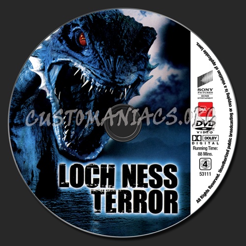 Loch Ness Terror dvd label