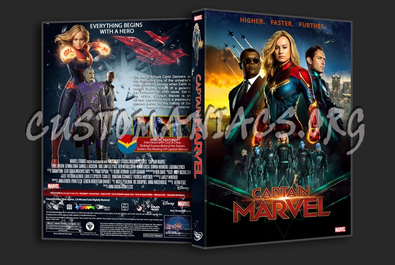 Captain Marvel dvd cover