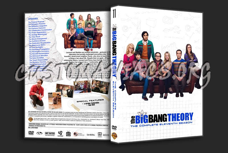 The Big Bang Theory Season 11 dvd cover