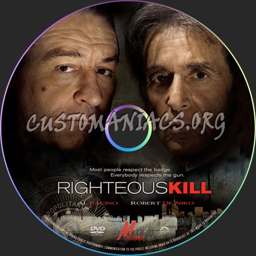 Righteous Kill dvd label