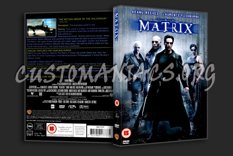 The Matrix dvd cover