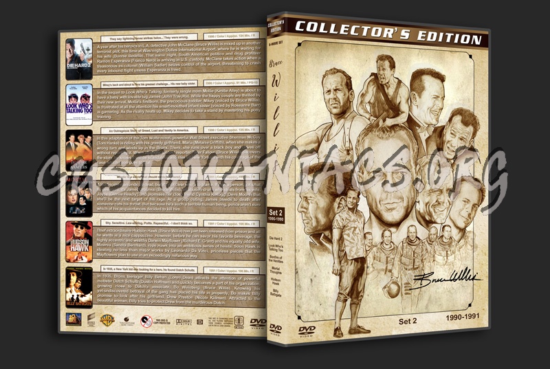 Bruce Willis Filmography - Set 2 (1990-1991) dvd cover
