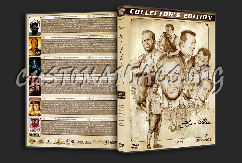 Bruce Willis Filmography - Set 6 (2000-2002) dvd cover