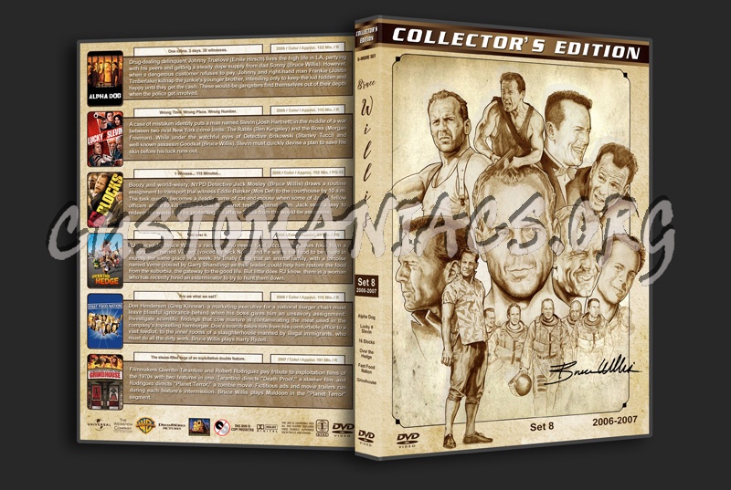 Bruce Willis Filmography - Set 8 (2006-2007) dvd cover