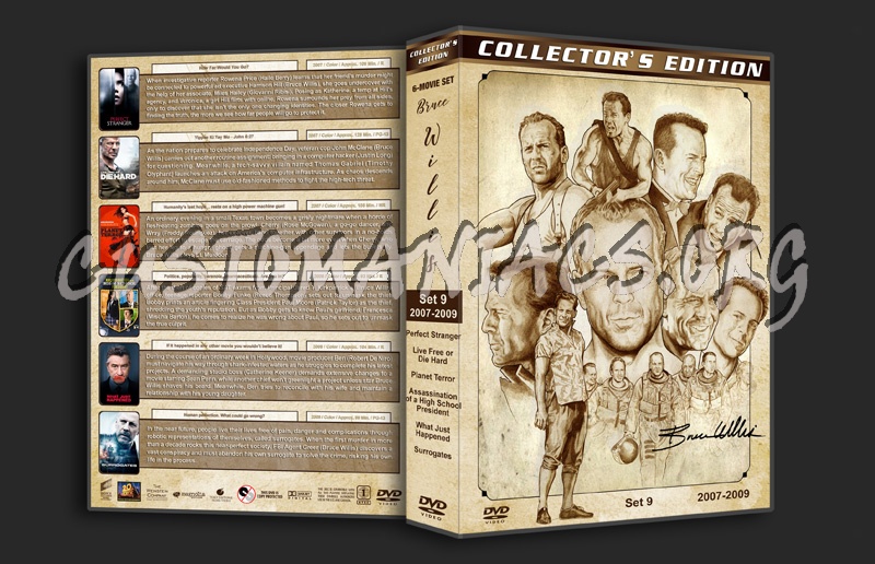 Bruce Willis Filmography - Set 9 (2007-2009) dvd cover