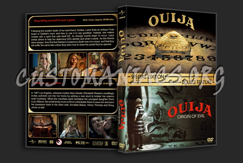 Ouija Double Feature dvd cover