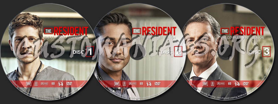 The Resident - Season 1 dvd label