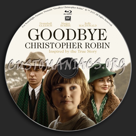 Goodbye Christopher Robin blu-ray label