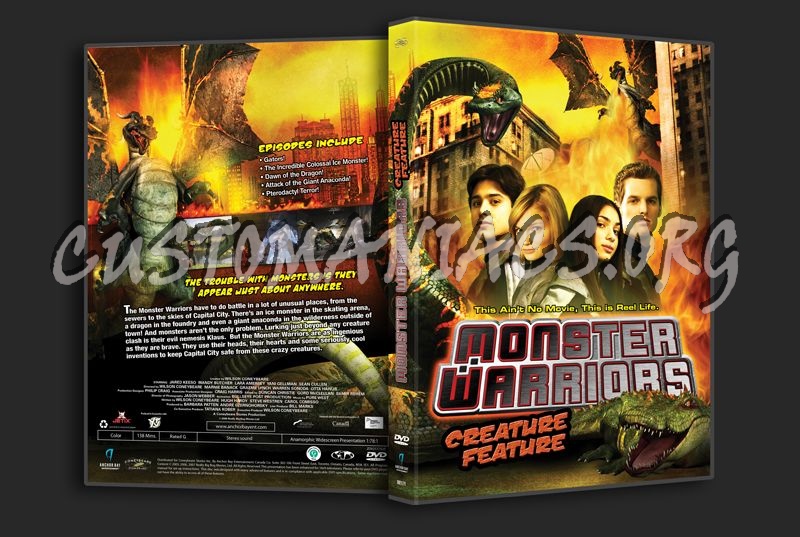 Monster Warriors Creature Feature dvd cover